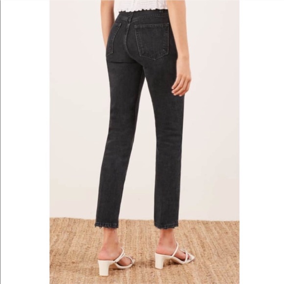 NEW • Reformation • Julia Cigarette Jeans Pacific - Picture 3 of 7